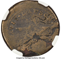 1714 Gloucester Shilling reverse