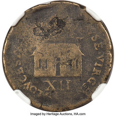 1714 Gloucester Shilling obverse