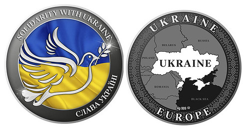 Ukraine French Mint Solidarity coin