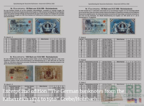 German Banknotes 1874-1918 2nd edition sample page 1