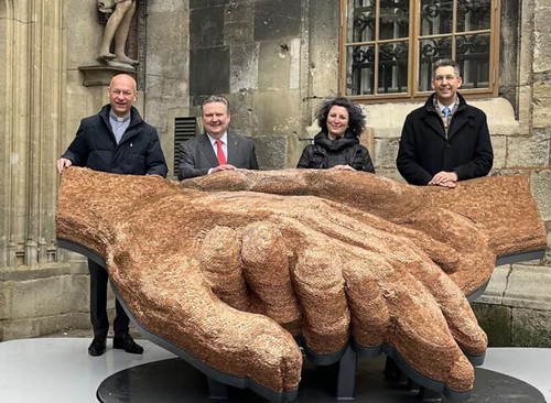 Sculpture Made from 1 Million Euro 1-cent Coins
