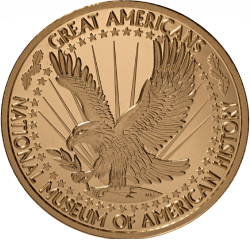 The Great Americans Medal obverse
