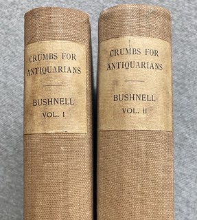 Bushnell's Crumbs for Antiquarians spines