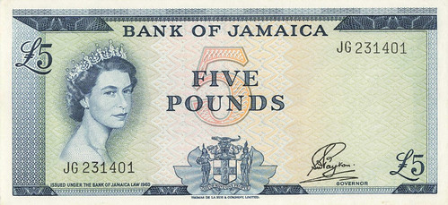 WBNA Sale 25 Lot 25311 Jamaica Five Pounds