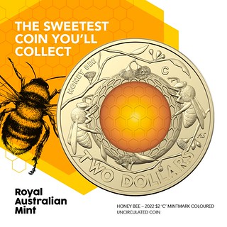 Australian Honeybee coin