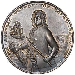 Admiral Vernon  Argyll Medal obverse