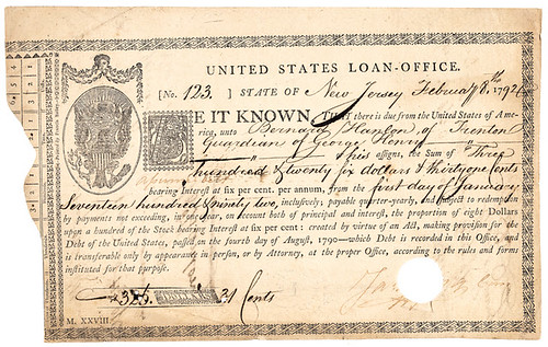 Early American 2022-05 Lot 226 United States Loan Certificate