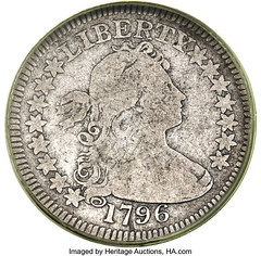1796 Quarter obverse