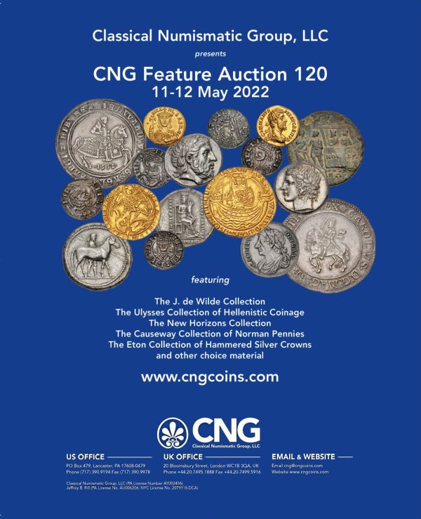 CNG E-Sylum Ad Auction 120
