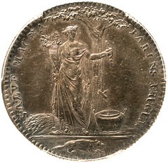 1796 Silver Castorland Medal reverse