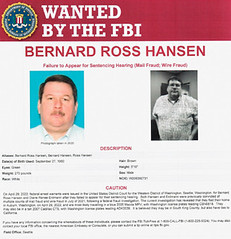 Bernard Ross Hansen Wanted poster