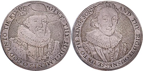 Engraved Counter of James I and Charles, Prince of Wales