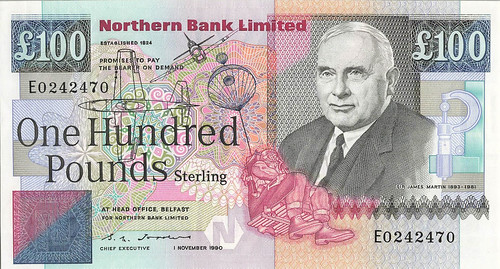 WBNA Lot 26330 Northern Ireland Northern Bank Limited 100 Pound