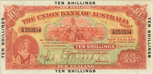 WBNA Lot 26414 Union Bank of Australia 10 Shillings