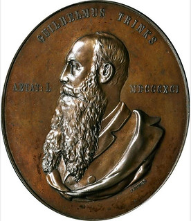 1891 Wilhelm Trinks IN NUMMIS VERITAS Medal obverse