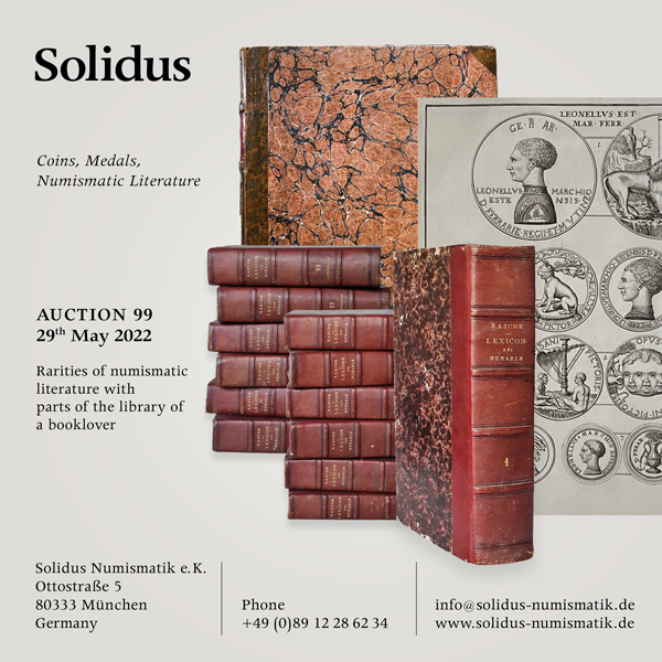 Solidus E-Sylum ad 2022-05-22 Literature Auction 99