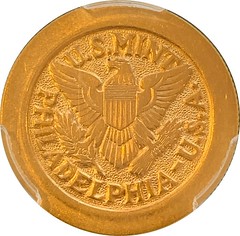 Nummis Nova 2022-05 1947 ARAMCO One Pound Gold Coin obverse