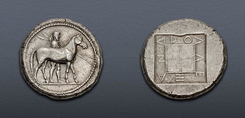 0134_1 silver Tristater of Alexander I
