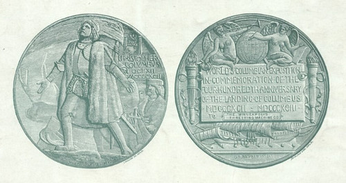 Minneapolis Threshing Machine Columbian Exposition Medal 1