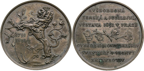 1891 Prague Exposition Medal