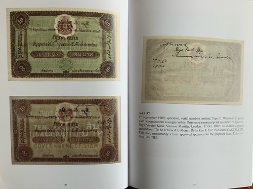 Siam Banknotes sample page 86