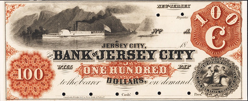LII Collection Lot 94128 Bank of Jersey City $100