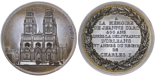 Cathedral of the Holy Cross of Orléans medal