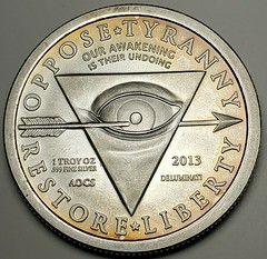 Paper is Poverty Silver Round back