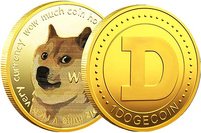 Goldplated Dogecoin Commemorative Coin