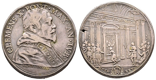 Pope Clemente X coin