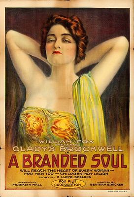 Gladys Brockwell movie poster A Branded Soul