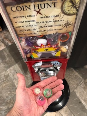 Coin Hunt vending machine
