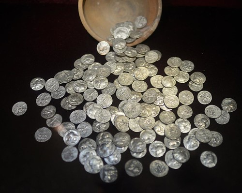 Roman Silver Coin Hoard Found in Romania