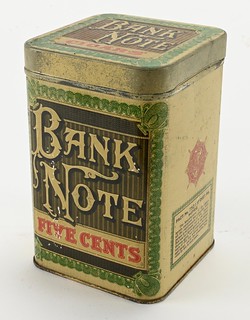 Bank Note Cigar Tin 1
