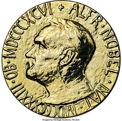 Dmitry Muratov's 2021 Nobel Peace Prize medal