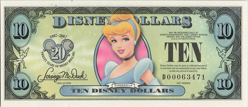 2007 Disney Dollar Cinderella