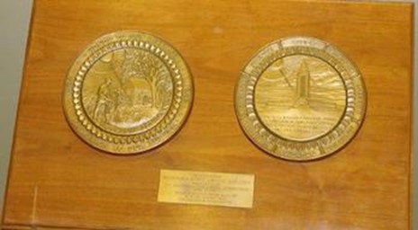 Nebraska Statehood medal rededication plaque