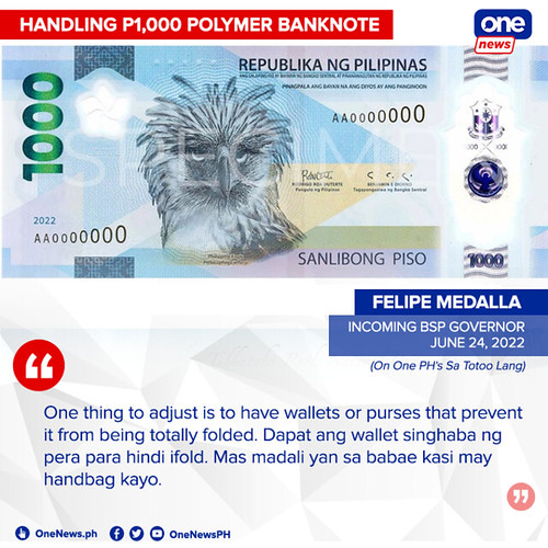 Handling the P1,000 Polymer Banknote