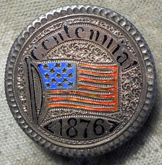 U.S. Centennial Seated Quarter Label Stud front