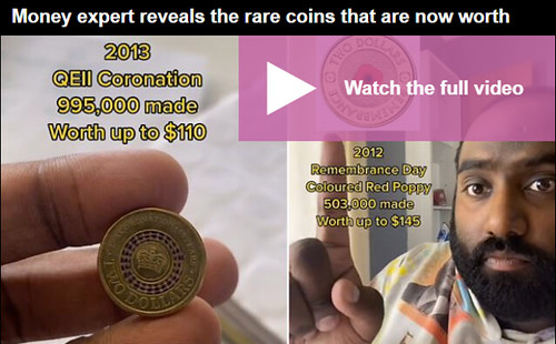 Australia coin noodling video