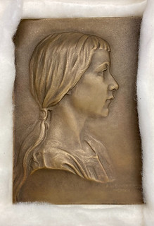 Weinert's portrait plaque of Helen Dodd