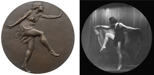 Dancer medal by Henri Dropsy