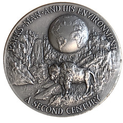 1972 National Parks Yellowstone Medal obverse