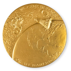 Aldrin New Frontier Congressional Gold Medal reverse