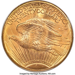1927-D Double Eagle reverse