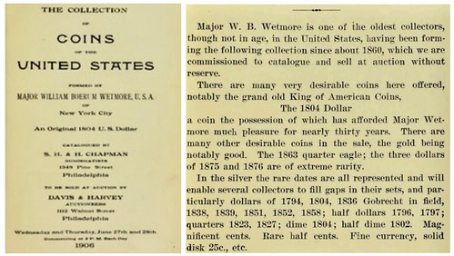 William Wetmore sale catalog