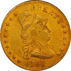 1797 Heraldic Eagle Capped Bust Right obverse