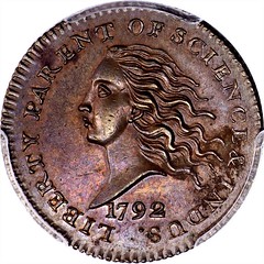 1792 Copper Disme obverse