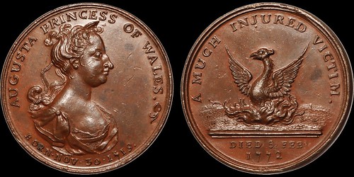Death of Princess Augusta Medal