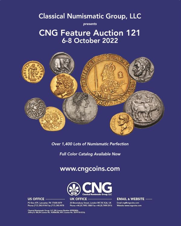 CNG E-Sylum Ad Auction 121
